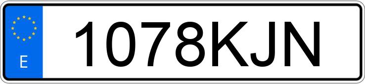 Numer rejestracyjny 1078KJN posiada MAZDA CX-3