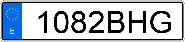 Numer rejestracyjny 1082BHG posiada OPEL VECTRA