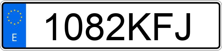 Numer rejestracyjny 1082KFJ posiada TOYOTA PRIUS+ Numer rejestracyjny 1082KFJ posiada TOYOTA PRIUS+