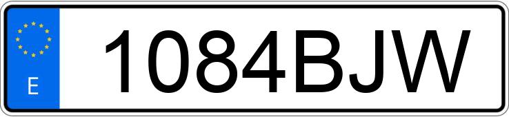 Numer rejestracyjny 1084BJW posiada SEAT LEON Numer rejestracyjny 1084BJW posiada SEAT LEON