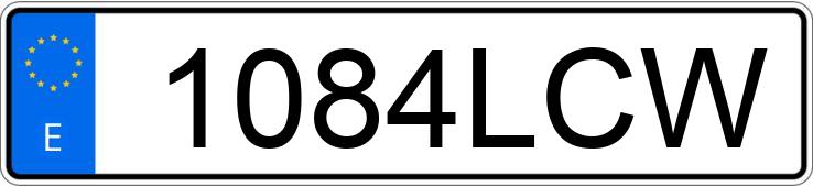 Numer rejestracyjny 1084LCW posiada BMW X6