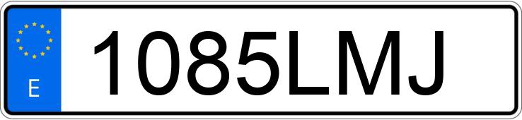 Numer rejestracyjny 1085LMJ posiada ALFA ROMEO GIULIETTA