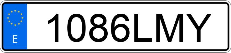 Numer rejestracyjny 1086LMY posiada MERCEDES GLC (253)