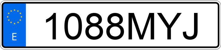 Numer rejestracyjny 1088MYJ posiada CITROEN BERLINGO Numer rejestracyjny 1088MYJ posiada CITROEN BERLINGO