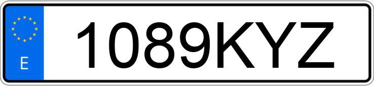 Numer rejestracyjny 1089KYZ posiada NISSAN X-TRAIL