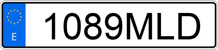 Numer rejestracyjny 1089MLD posiada JEEP AVENGER