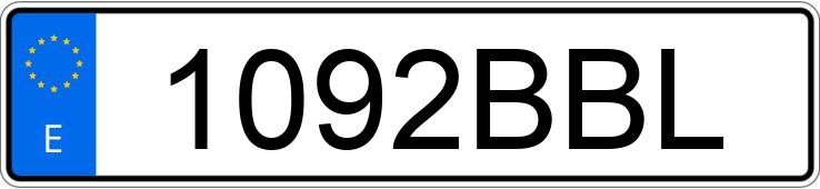 Numer rejestracyjny 1092BBL posiada NISSAN ALMERA Numer rejestracyjny 1092BBL posiada NISSAN ALMERA