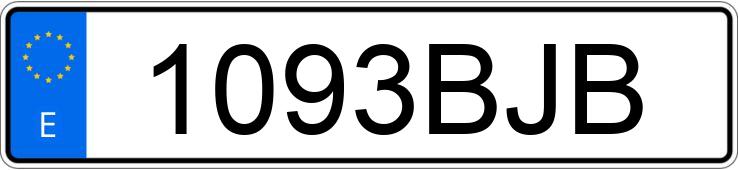 Numer rejestracyjny 1093BJB posiada CITROEN SAXO Numer rejestracyjny 1093BJB posiada CITROEN SAXO