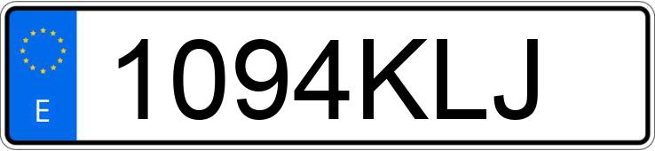 Numer rejestracyjny 1094KLJ posiada YAMAHA MT 07 Numer rejestracyjny 1094KLJ posiada YAMAHA MT 07