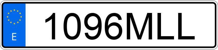 Numer rejestracyjny 1096MLL posiada CITROEN C4
