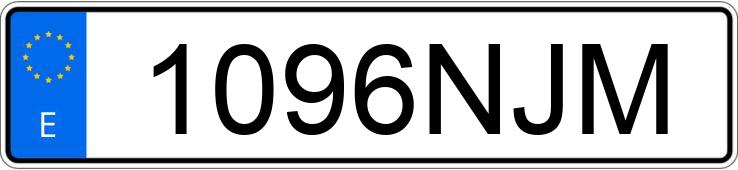 Numer rejestracyjny 1096NJM posiada TOYOTA YARIS CROSS