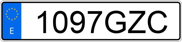 Numer rejestracyjny 1097GZC posiada OPEL ZAFIRA