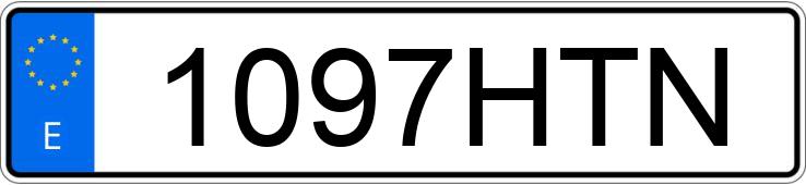 Numer rejestracyjny 1097HTN posiada FORD FIESTA Numer rejestracyjny 1097HTN posiada FORD FIESTA