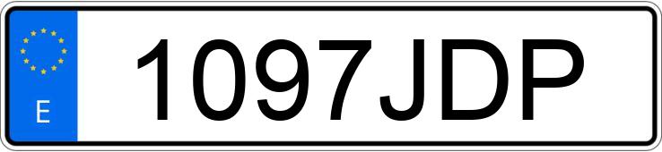 Numer rejestracyjny 1097JDP posiada PEUGEOT 208
