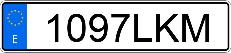 Numer rejestracyjny 1097LKM posiada MERCEDES C 240 (202)