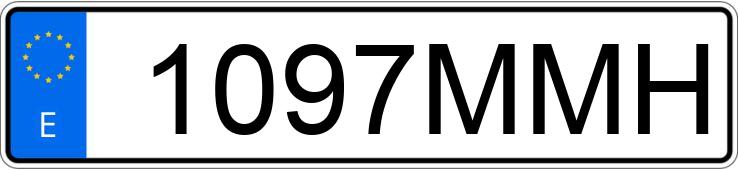 Numer rejestracyjny 1097MMH posiada DACIA DUSTER