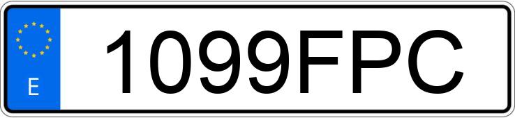 Numer rejestracyjny 1099FPC posiada FIAT CROMA