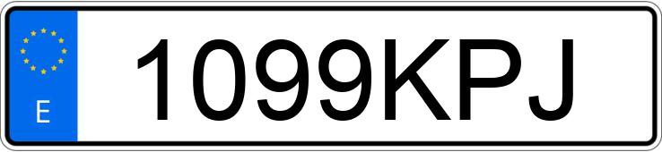 Numer rejestracyjny 1099KPJ posiada VOLKSWAGEN GOLF Numer rejestracyjny 1099KPJ posiada VOLKSWAGEN GOLF