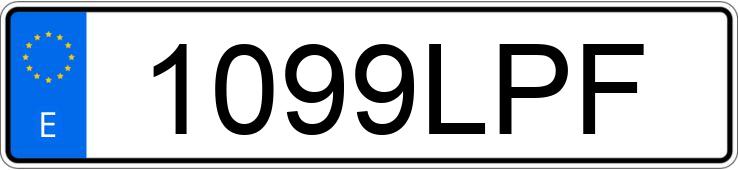 Numer rejestracyjny 1099LPF posiada AUDI A4
