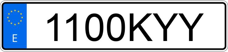 Numer rejestracyjny 1100KYY posiada AUDI A5 Numer rejestracyjny 1100KYY posiada AUDI A5