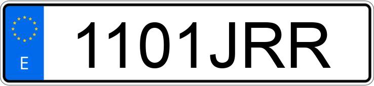 Numer rejestracyjny 1101JRR posiada VOLKSWAGEN TIGUAN