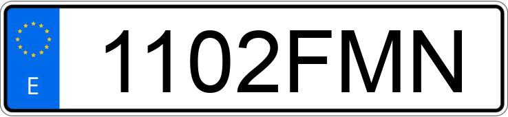 Numer rejestracyjny 1102FMN posiada SEAT LEON