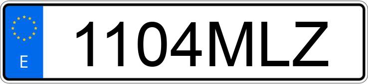 Numer rejestracyjny 1104MLZ posiada HYUNDAI BAYON