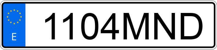 Numer rejestracyjny 1104MND posiada SUZUKI SWIFT Numer rejestracyjny 1104MND posiada SUZUKI SWIFT