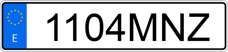 Numer rejestracyjny 1104MNZ posiada BMW X6