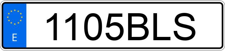 Numer rejestracyjny 1105BLS posiada SEAT TOLEDO