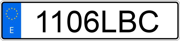 Numer rejestracyjny 1106LBC posiada PEUGEOT 308 Numer rejestracyjny 1106LBC posiada PEUGEOT 308