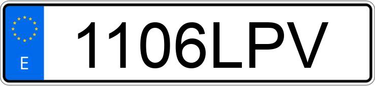 Numer rejestracyjny 1106LPV posiada PEUGEOT RIFTER Numer rejestracyjny 1106LPV posiada PEUGEOT RIFTER