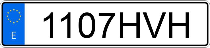 Numer rejestracyjny 1107HVH posiada MERCEDES CLA (117)