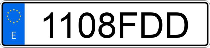 Numer rejestracyjny 1108FDD posiada VOLKSWAGEN TOUAREG