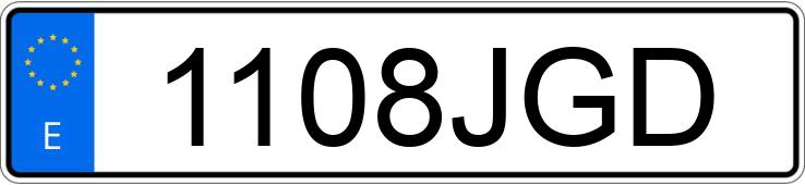 Numer rejestracyjny 1108JGD posiada MERCEDES A (176)