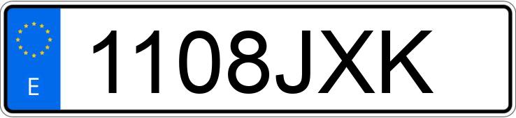 Numer rejestracyjny 1108JXK posiada BMW SERIE 4