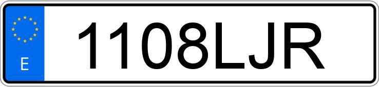 Numer rejestracyjny 1108LJR posiada CITROEN C3