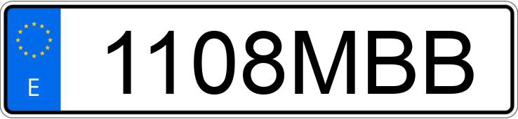 Numer rejestracyjny 1108MBB posiada MERCEDES A (168-169) 150 CLASSIC