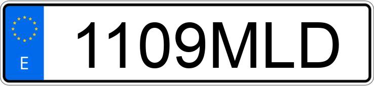 Numer rejestracyjny 1109MLD posiada BMW X4