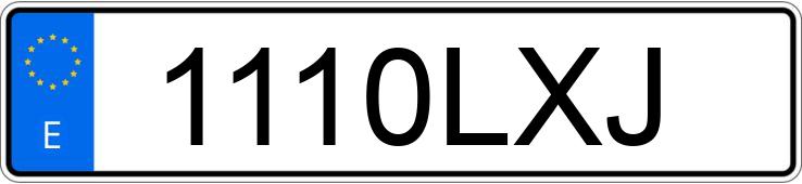 Numer rejestracyjny 1110LXJ posiada RIEJU NUUK Numer rejestracyjny 1110LXJ posiada RIEJU NUUK