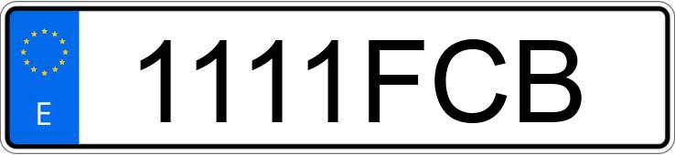 Numer rejestracyjny 1111FCB posiada OPEL ASTRA Numer rejestracyjny 1111FCB posiada OPEL ASTRA