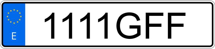 Numer rejestracyjny 1111GFF posiada SUBARU JUSTY Numer rejestracyjny 1111GFF posiada SUBARU JUSTY