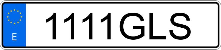 Numer rejestracyjny 1111GLS posiada RENAULT MEGANE