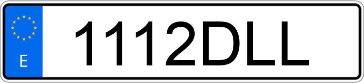 Numer rejestracyjny 1112DLL posiada HONDA S-WING 125