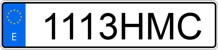 Numer rejestracyjny 1113HMC posiada FORD FOCUS