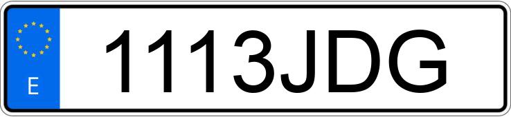 Numer rejestracyjny 1113JDG posiada VOLVO XC60