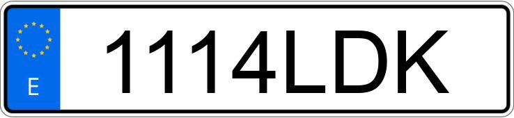 Numer rejestracyjny 1114LDK posiada MERCEDES CLS (219)