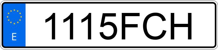 Numer rejestracyjny 1115FCH posiada AUDI A4