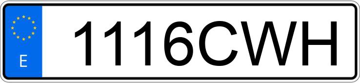 Numer rejestracyjny 1116CWH posiada SEAT TOLEDO Numer rejestracyjny 1116CWH posiada SEAT TOLEDO