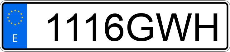 Numer rejestracyjny 1116GWH posiada FORD FIESTA Numer rejestracyjny 1116GWH posiada FORD FIESTA